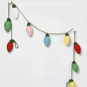 Target Wondershop Knit Lightbulb Garland; Multi